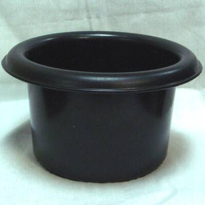 Колпак-кашпо черный от улиток