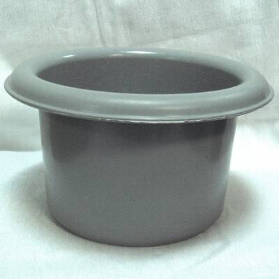 Колпак-кашпо серый от улиток