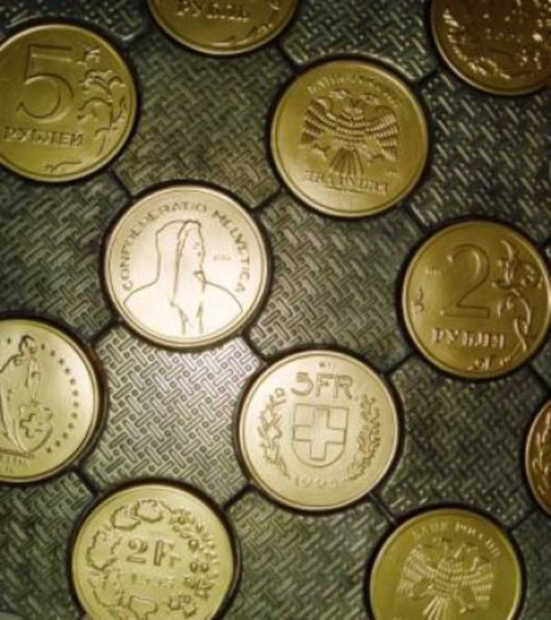 Пластиковая форма Монеты мира