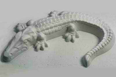 Пластиковая форма Крокодил